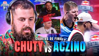 ¿GANÓ CHUTY  REACCIÓN con CACHA y MISIONERO a CHUTY vs ACZINO  Red Bull Final Internacional 2023 [upl. by Hulen]