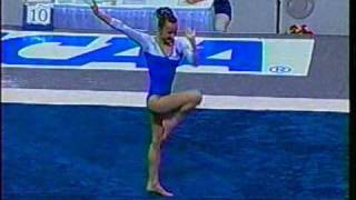 Kristen Maloney  2005 NCAA Gymnastics Nationals  Floor Vault Bars Beam and Fluff [upl. by Teerpnam]