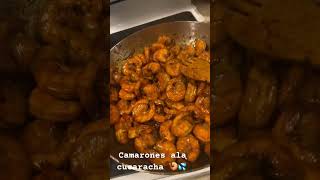 Suegro’s Camarones Ala Cucaracha 🍤camarones shrimp cajun cajunshrimp costagrande mexicanfood [upl. by Atileda]