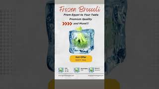 AGRO MAX is excited to announce a special offer on our premium frozen broccoli 🥦 [upl. by Ezar922]