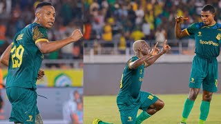 YANGA SC vs AZAM FC 41  MAGOLI YOTE  NGAO YA JAMII 2024 [upl. by Ahsel]