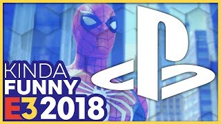 Kinda Funny Talks Over The PlayStation E3 2018 Press Conference Live Reactions [upl. by Vanderhoek23]