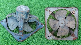 Very Old Exhaust FAN Restoration  Restoring Electric Fan [upl. by Scutt528]