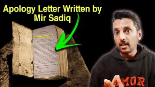 Why Did MIR SADIQ Write an Apology Letter to HZ TIPU SULTAN [upl. by Garrott]