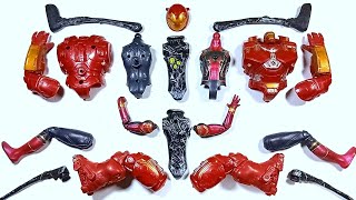 ASSEMBLE TOYS SUPERHEROES  IronBuster Spiderman And Sirenhead  MARVEL AVENGERS TOYS [upl. by Goddord]