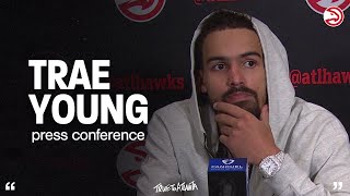 Atlanta Hawks vs Kings Postgame Press Conference Trae Young [upl. by Maltzman]