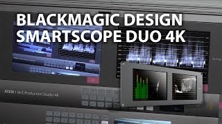 Blackmagic Design SmartScope Duo 4KSmartView Duo LCD Monitors OverviewReview [upl. by Trant21]