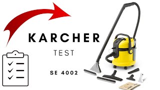 TEST ⚡ KARCHER SE 4002 230V  CZY TO DOBRY ODKURZACZ PIORĄCY [upl. by Acinoda]