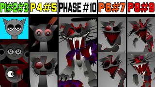 Phase 1 VS Phase 2 VS Phase 3 VS Phase 4 VS Phase 5 VS Phases 610 in Incredibox Sprunki [upl. by Anitahs987]