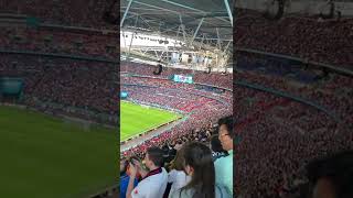 Euro 2020 Semi Final Wembley Italy national anthem [upl. by Hsan]