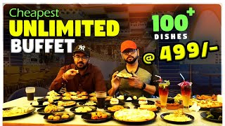 Cheapest Unlimited Buffet in Hyderabad  499 Only  Best buffet in hyderabad  Samjohns Pizza [upl. by Erbua]