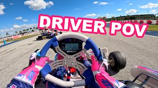 PROFESSIONAL KARTING DRIVER POV NEW TIRE RUN [upl. by Silvan]