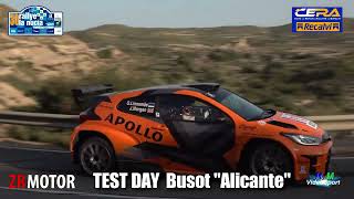 Test Day Previous Rallye La Nucia 2024 CERA [upl. by Thetos]