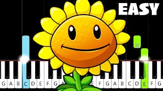 Graze the Roof Plants vs Zombies  EASY Piano Tutorial [upl. by Risteau966]