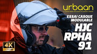 Essai casque modulable HJC RPHA91  2024  urbaanews [upl. by Ttreve722]