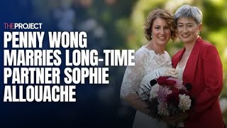 Penny Wong Marries LongTime Partner Sophie Allouache [upl. by Jezabella]