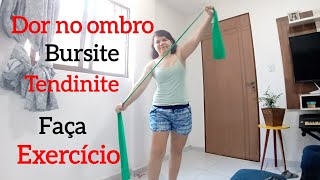 Fisioterapia em Casa  Dor no Ombro Exercícios com mini band  VD84 [upl. by Deborah]