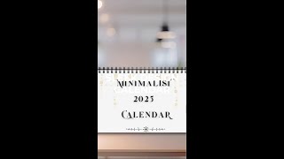 Sleek Modern Wall Calendar 2025 Planner Monthly Date Organizer [upl. by Glass]