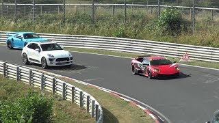 Nürburgring Touristenfahrten 2172019 Murciélago LP640 FLAMES GT2RS Weissach GT4CS BMWs [upl. by Herzen]