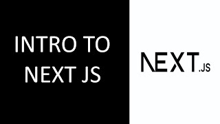 INTRODUCTION TO NEXT JS [upl. by Bick]