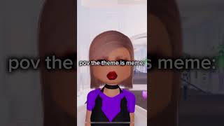 the theme is meme fypシ゚viral roblox dti robloxavatar fashion [upl. by Berkow]