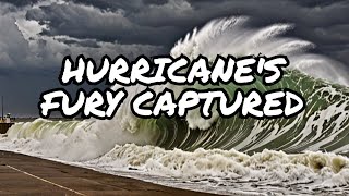 Galveston Seawall Under Siege by Hurricane Ikes Fierce Storm Surge [upl. by Nalorac]