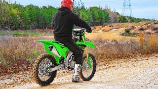 Riding My 2020 Kawasaki KX250F [upl. by Galan]