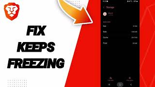 How To Fix Keeps Freezing On Brave Private Web BrowserVPN App [upl. by Allina968]