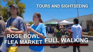 FULL WALKING ROSE BOWL FLEA MARKET PASADENA CALIFORNIA 2024 [upl. by Kiri]