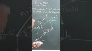 Projection of line a video worth watchingEngineering Drawing [upl. by Georgi]