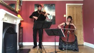 Violin and Cello Duet  Czardas Monti [upl. by Naynek187]