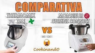 COMPARATIVA MONSIEUR CUISINE CONNECT LIDL Y THERMOMIX TM5 [upl. by Anirbas]