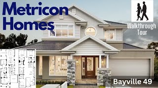 Metricon Homes Bayville 49 Walkthrough tour [upl. by Nerraj684]