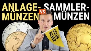 GOLD amp SILBER  Anlegen oder Sammeln Sind Sammlermünzen besser als Anlagemünzen Tipps vom Experten [upl. by Haily]