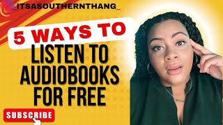 EASYMUST SEE 5 WAYS TO LISTEN TO AUDIOBOOKS FOR FREE howto audiobook audiolibrary 5ways [upl. by Brott]