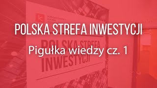 Polska Strefa Inwestycji  pigułka wiedzy cz1 [upl. by Aric]