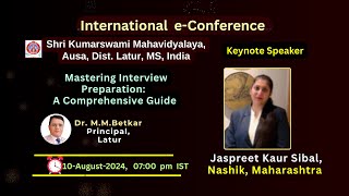 International Conference  Mastering Interview Preparation A Comprehensive Guide [upl. by Ynej293]