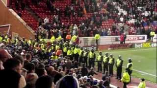 Barnsley v Sheffield Wednesday Owls fans having a Bounce at Oakwell [upl. by Ohaus]