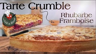 Tarte Crumble Rhubarbe Framboise [upl. by Tshombe]