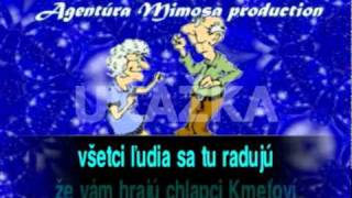 Kmeťoband  Dnes večer vám zábavu hráme MIMOSA KARAOKE 1 [upl. by Anilac307]