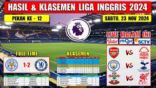 Hasil Liga Inggris Tadi Malam  LEICESTER vs CHELSEA  EPL 2024 Pekan Ke 12 [upl. by Ahsiad]