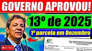 ✅13º salário 2025 1ª PARCELA em DEZEMBRO  Veja o calendário completo [upl. by White762]