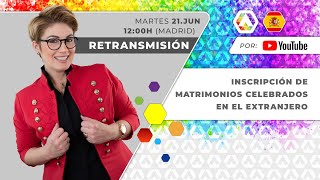 ✒️ Inscripción de matrimonios celebrados en el extranjero [upl. by Ibbie]