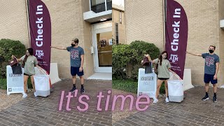 MOVE IN VLOG 2020 Texas AampM University [upl. by Placia]