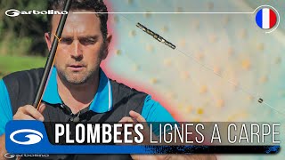 ASTUCES  PLOMBEE Comment positionner ses plombs sur les lignes carpe au coup par GARBOLINO [upl. by Alliuqahs]