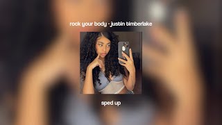 rock your body  justin timberlake sped up [upl. by Nniuqal]