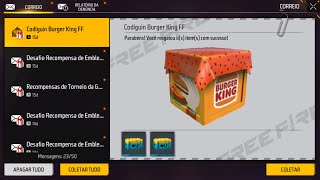 O CODIGUIN QUE TODOS PODEM RESGATAR AGORA NO FREE FIRE [upl. by Llennej]