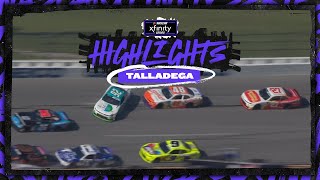 Parker Kligerman involved in Stage 2 Talladega crash  NASCAR [upl. by Neomah]