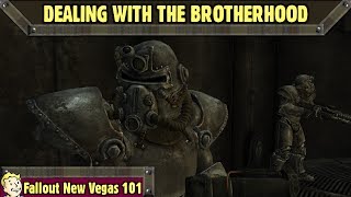 Fallout New Vegas 101  Main Quest  Dealing with the Brotherhood of Steel [upl. by Ahdar485]