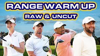 Team TaylorMades Full Uncut Warm Up Session  TaylorMade Golf [upl. by Ynohtona]